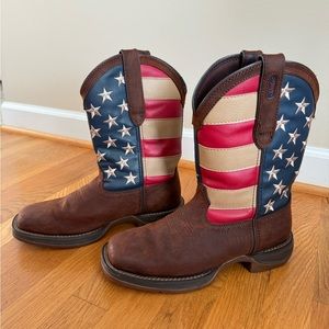 Durango Rebel Patriotic Pull-On Western Flag Boot